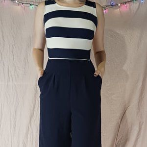 Striped Sailor Romper